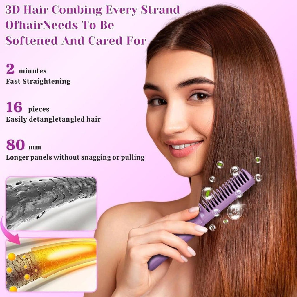 Meneflix Portable Mini Hair Straightener Cordless Rechargeable Hair Straightener